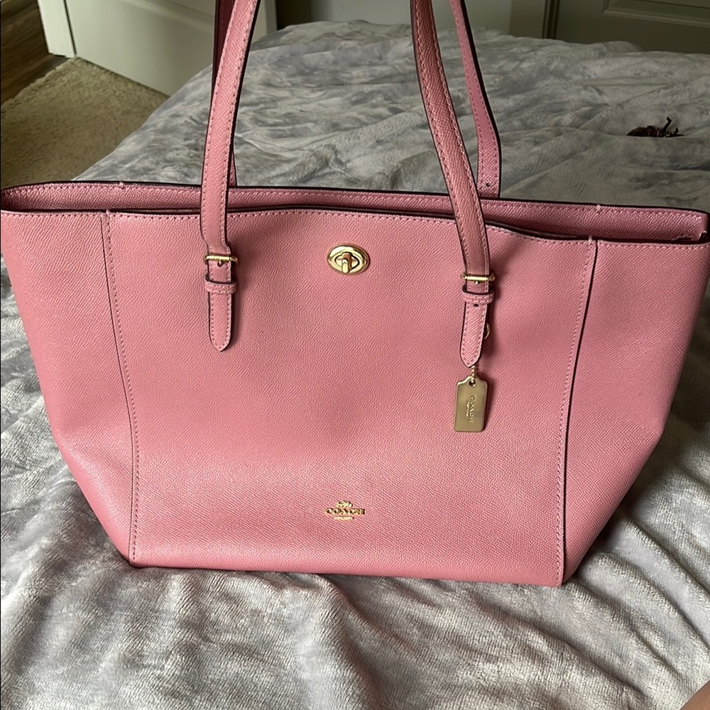 Pink Coach Tote Bag